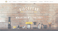 Desktop Screenshot of discoverycoffee.com